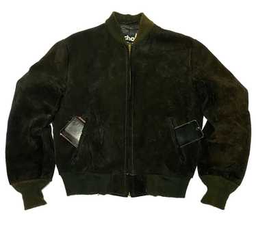 Schott suede bomber leather - Gem