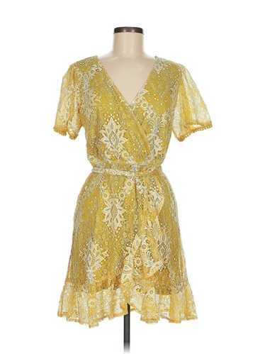 Rockin' C Women Yellow Cocktail Dress M