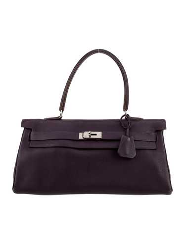 Hermès Top Handle Bag Vintage Raisin Clemence Leat