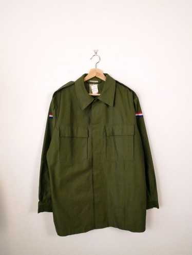 Vintage DUTCH ARMY Military Jacket オランダ軍 VTG DUTCH Military Field Shirt Jacket Netherlands Army Mens