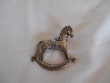 90's Jezlaine ロッキングホース 馬モチーフ 925 シルバー ヴィ Jezlaine 925 rocking horse - Gem
