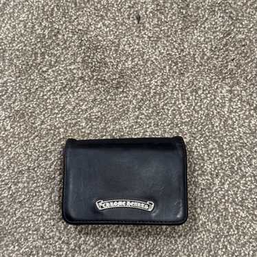 小物 Chrome Hearts 3 Side Zip Leather Wallet Auth Chrome Hearts REC F Zip 3 Double Flare Black Leather