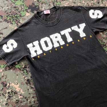 VTG 90's Shorty's Skateboards Shirt Spellout Chad Mus… - Gem