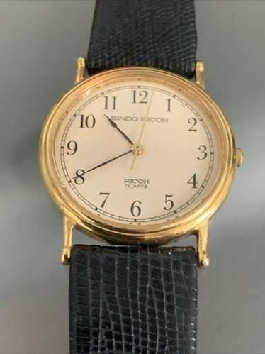 デッドストックRICOH リコー　シャトー QUARTZ ゴールド Vintage Ricoh Quartz Ladies Watch Push Button Time Adjust - Etsy