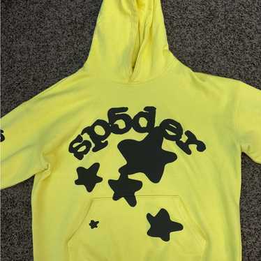Sp5der Beluga Hoodie Yellow – Premium Apparel Shops