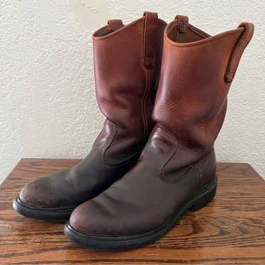 レッドウィング 1166《pecos》80's vintage！ Vintage Inspired Red Wing PECOS Brown Leather Pull-On Boots
