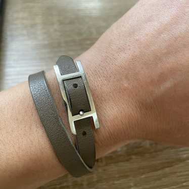 【HERMES】シルバー[H]メタル☆Behapi Double Tour ブレスレット Behapi Double Tour bracelet | Hermès USA