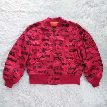 ジャケット・アウター HYSTERIC GLAMOUR MA-1 flight bomber JKT Hysteric Glamour Patched Ma-1 Bomber | neverlandsupply