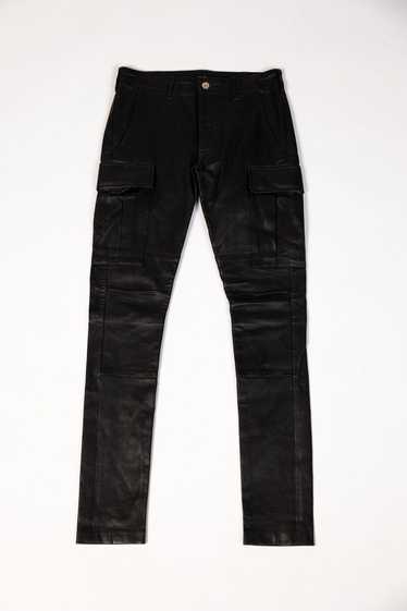 【AMERI】DENIM DETAIL ECO LEATHER PANTS Vegan Leather Benji Pant – Cinq à Sept