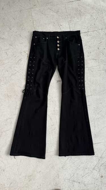 パンツ archive Tornado Mart lace-up flare pants Tornado Mart Flared Lace-Up Jeans – Paroxa Studios