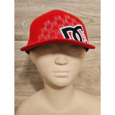 DC Logo Red Graphic Baseball Cap Size Large L-XL F