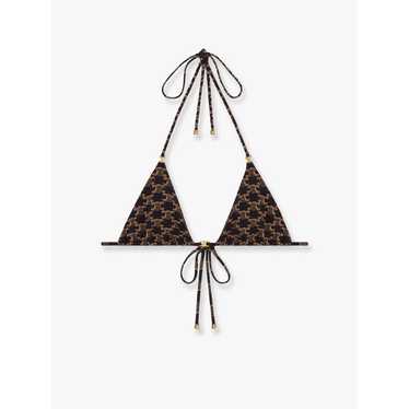 ビキニ CELINE  Bikini top with Triomphe print Celine | Swim | Celine Women Bikini Top With Triomphe Print