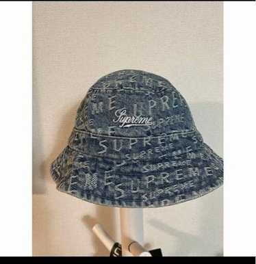 Supreme denim logo hat - Gem