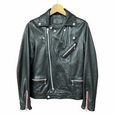 S Lamb Leather Single Rider Jacket - Gem
