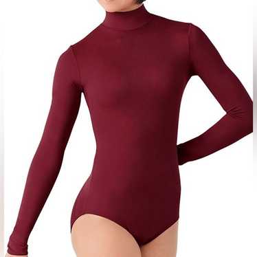 WEISSMAN Balera Dance Costume LONG SLEEVE MOCK NE… - image 1