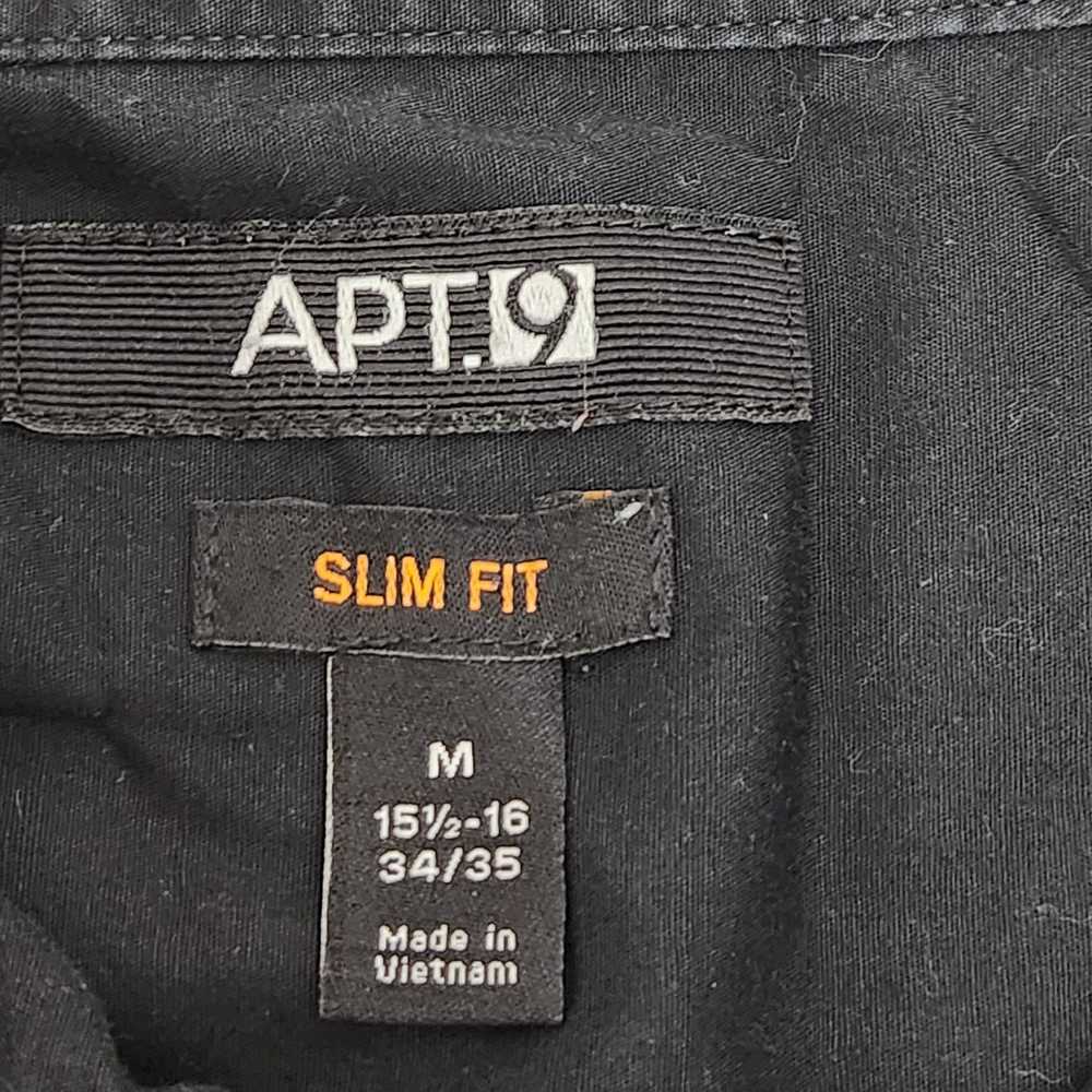 Apt. 9 Apt 9 Black Button Up Pointed Collar Long … - image 4