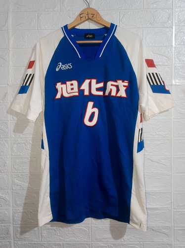 日本製　ビンテージ　asics スイカ　ユニフォーム JAPAN JFA ASICS VINTAGE 1990s AWAY FOOTBALL SHIRT BRAND NEW