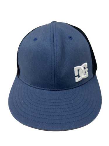 DC Shoes S/M Take That FlexFit Black Hat Cap White