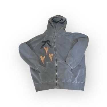 Vintage Authentic Pigment Zip Front Hooded Sweatsh