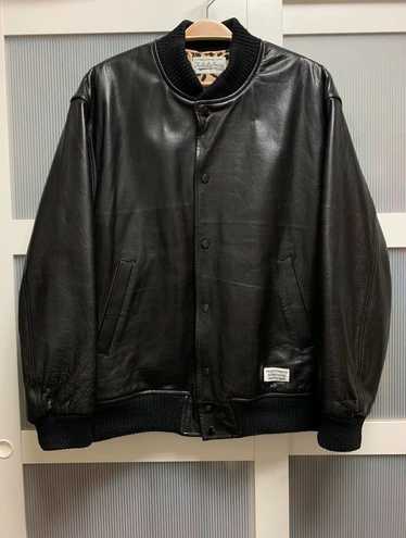 【WACKO MARIA】LEATHER JACKET WACKO MARIA/LEATHER DOUBLE RIDERS JACKET（BLACK）［レザー