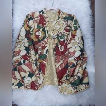 Alfred Dunner Floral Print Jacket Size 22