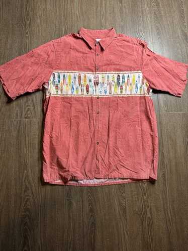 Reyn Spooner Trader Joes Shirt Mens XXXL Red 2006 