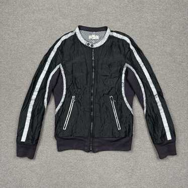 ジャケット・アウター 00s DIESEL black jersey wzip riders y2k Vintage Diesel Industry Denim Jacket Jeans 90s Leather