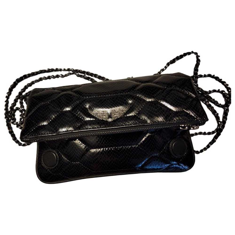 Zadig & Voltaire Rock leather clutch bag