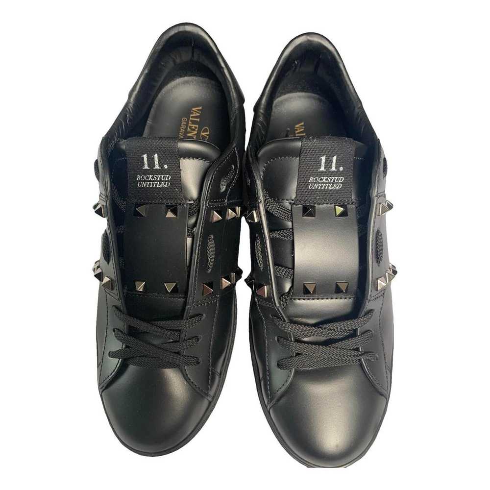 Valentino Garavani Rockstud leather low trainers