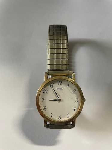 セイコー クォーツ 7N00-8A00 ゴールド 稼働品 美品 Seiko 7N00-8A00 Stainless Steel Gold Quartz Mens Watch