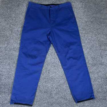 Rag And Bone Pants Mens 36x28 Royal Blue Button Fl