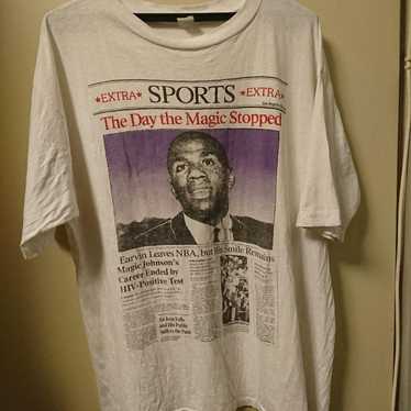 90s magic johnson shirt - Gem