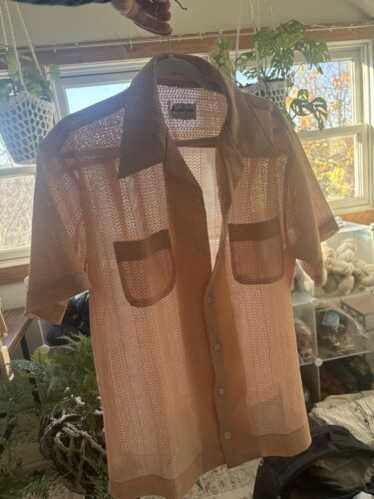 Vintage Men’s Short Sleeve Button Down