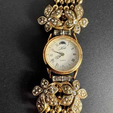 Kirks Folly Vintage Gold Tone Watch