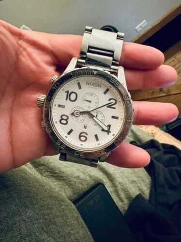 ニクソン　51-30 CHRONO　 レア　希少 NIXON - 美品 Nixon ニクソン 51-30 クロノグラフ 青文字盤 レア