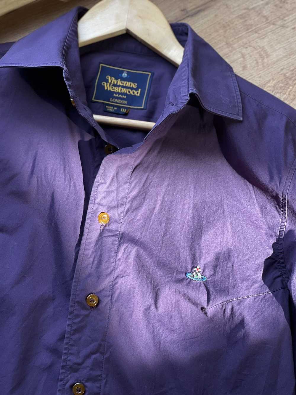 Vivienne Westwood Vivienne Westwood purple logo shirt