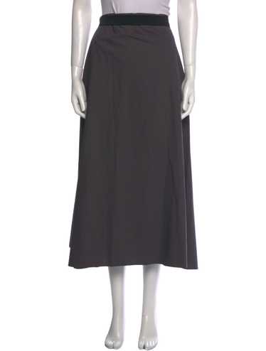 スカート MM6 MAISON MARGIELA Women Mid Skirts S62ME0009 GREY MM6 Maison Margiela Sheer Ribbed Midi Skirt | Black | FARFETCH