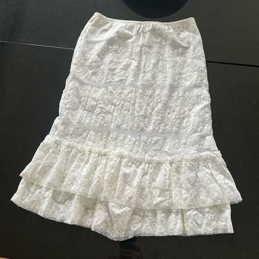 White Lace Skirt - image 1