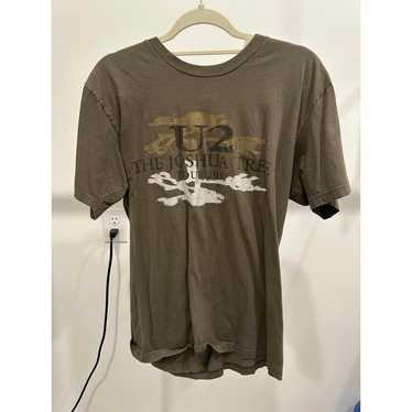 【80's】 U2 JOSHUATREE USA TOUR 87's Tee U2 Band Joshua Tree Band Tour T-Shirt 1987 – House of Strut