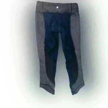 Lululemon Size 4 Wunder Under Crop Blue