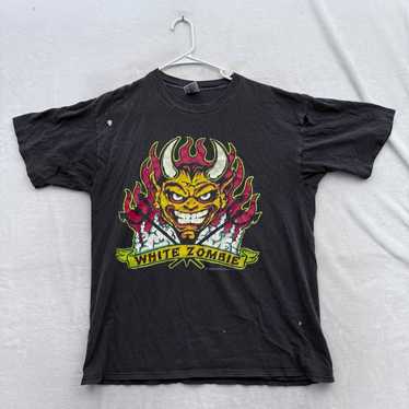 90s ROB ZOMBIE BIG FACE CENSOR ロブゾンビTシャツ Rob Zombie ロブゾンビ Tシャツ BLACK L