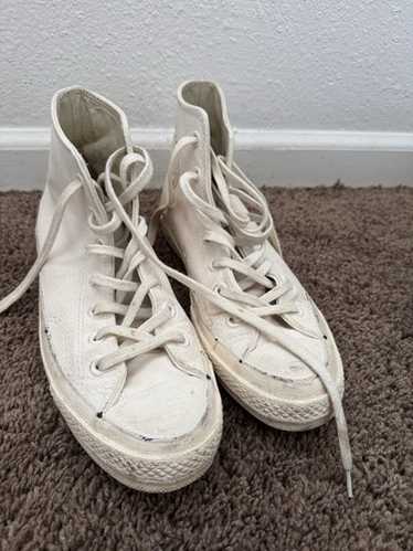 CONVERSE/Maison Martin Margiela/Hi-Sneakers/US 7/Cotton/WHT