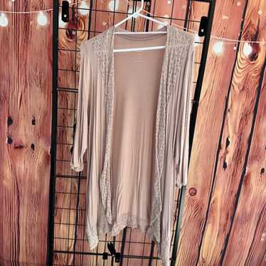 Torrid - Super Soft Cardigan 3/4 Sleeve Drape Fron