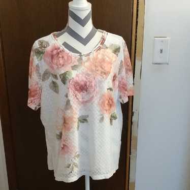 Alfred Dunner Floral Print Women's Blouse