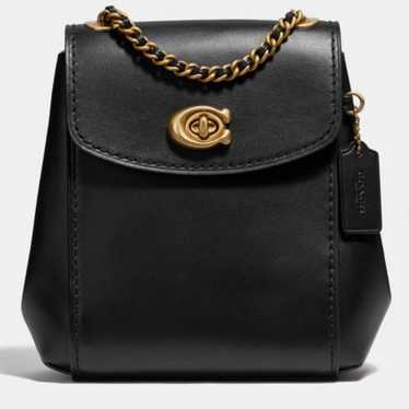 バッグ Rare Vintage Coach Convertible Backpack Coach Vintage Rare buckled black leather convertible
