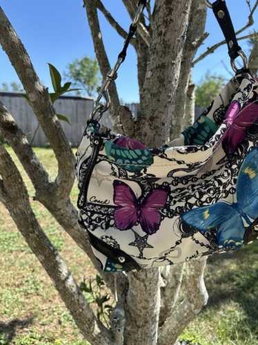 ✨美品✨COACH コーチ　バタフライ　コインケース　蝶　レザー　ブラウン Coach Butterfly purse 👜 🦋