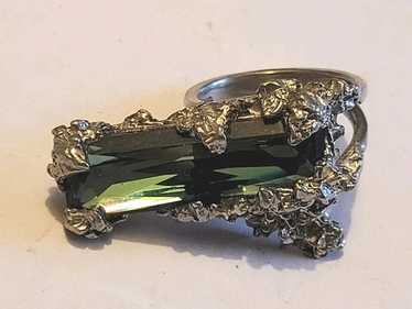 Winter Garden Crystal Ring by Alchemy Gothic Size W - Etsy