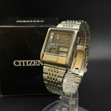 CITIZEN INDEPENDENT 1481010 ana-digi腕時計 Citizen Independent 1481010 Ana-Digi Temp Stainless Steal