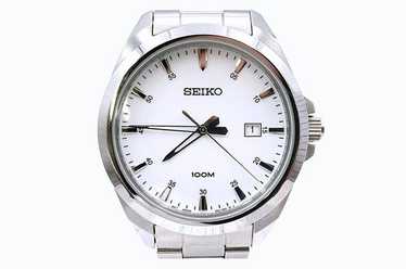 時計 SEIKO 6N42-0080  DATE MENS QUARTZ WATCH SEIKO 6N42-00G0 Gold-Tone Bracelet white Dial Stainless