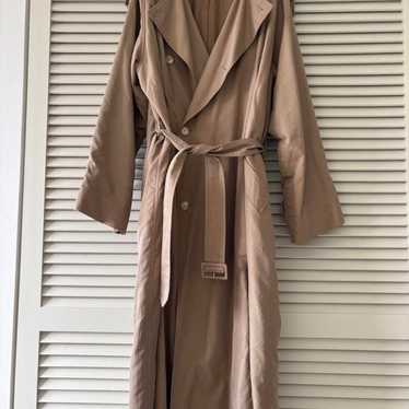 AURALEE TRENCH COAT size0 オーラリー Auralee Light Wool Max Gabardine Chambray Trench Coat in